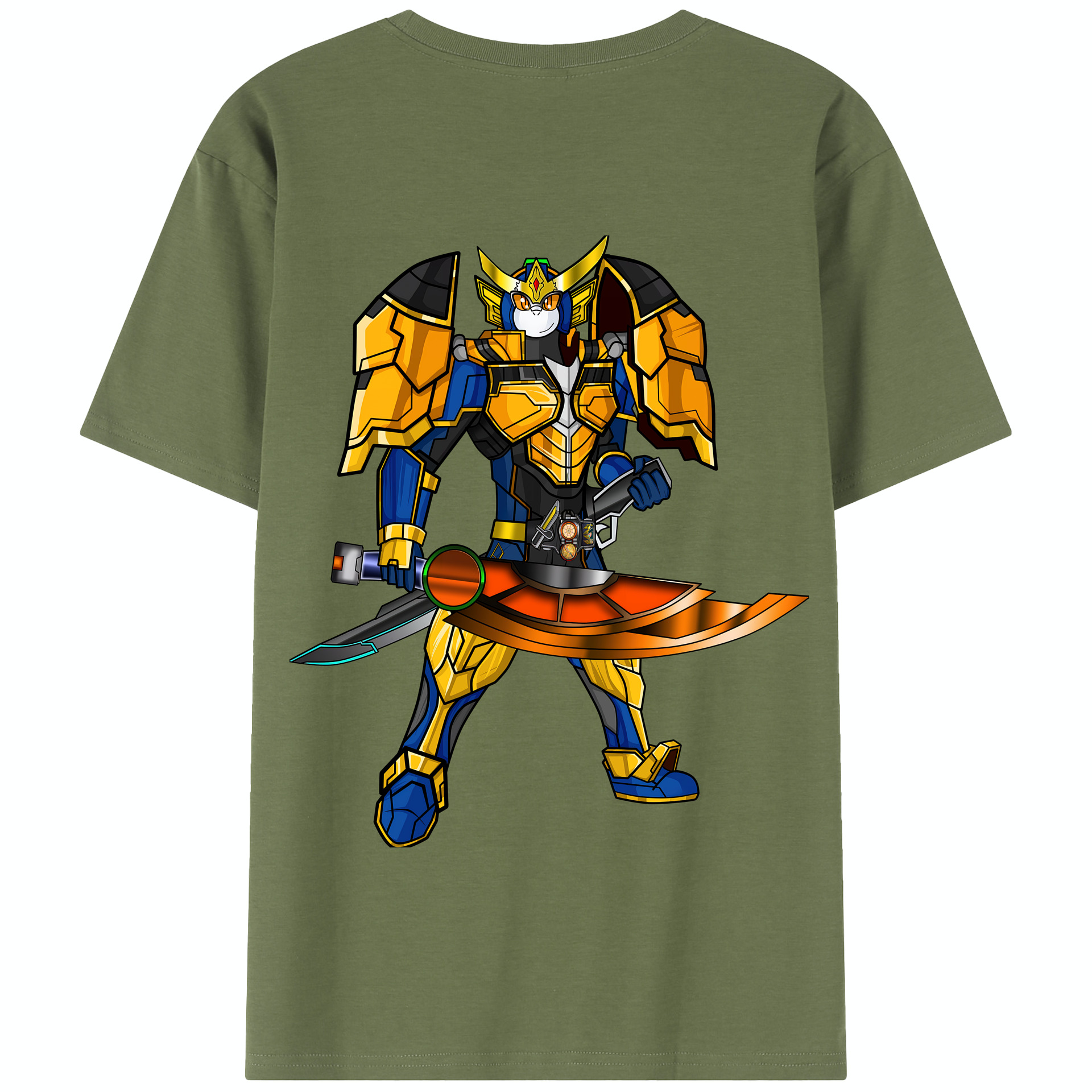 （画像用） Digimon デジタルモンスター/デジモン 綿100％半袖Tシャツ（背面プリント）